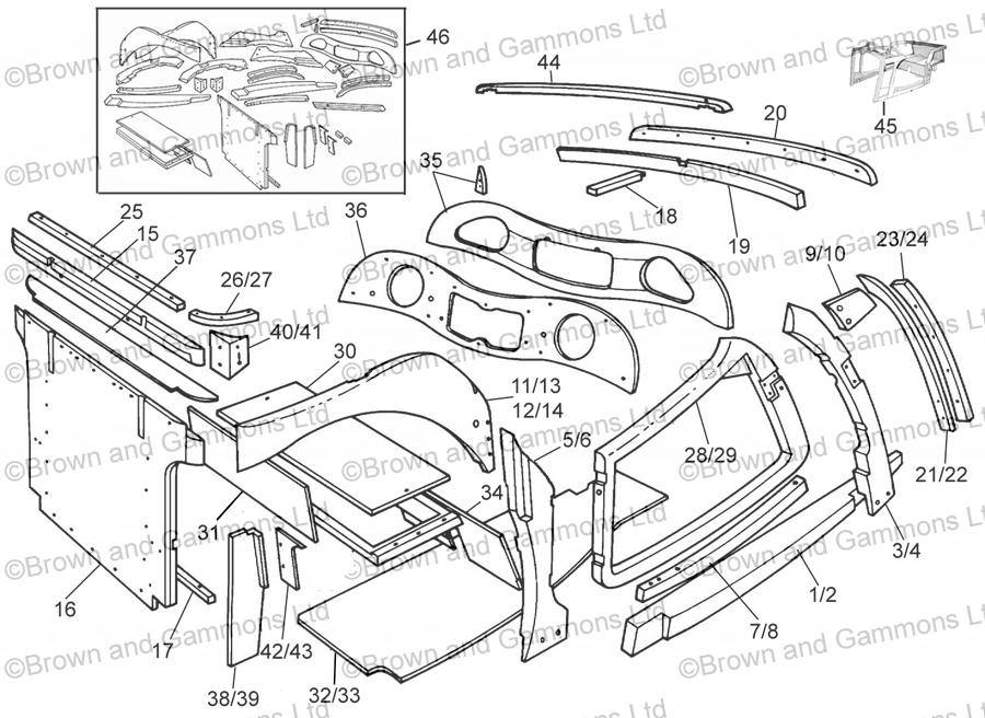 Image for TC Wooden body parts